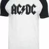 "Black Logo" T-shirt Wit-zwart Van AC/DC