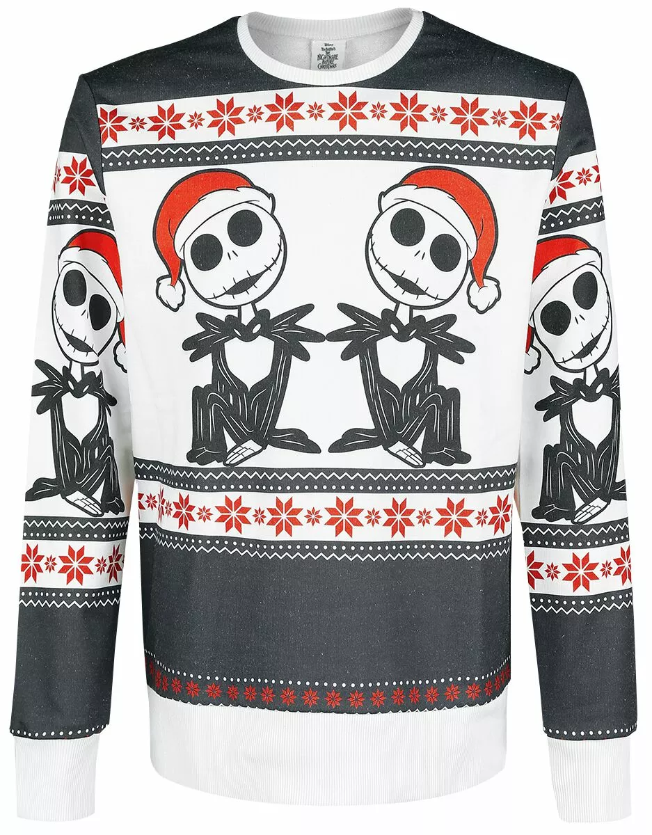 "Christmas Sweater" Kersttrui Meerkleurig Van The Nightmare Before Christmas