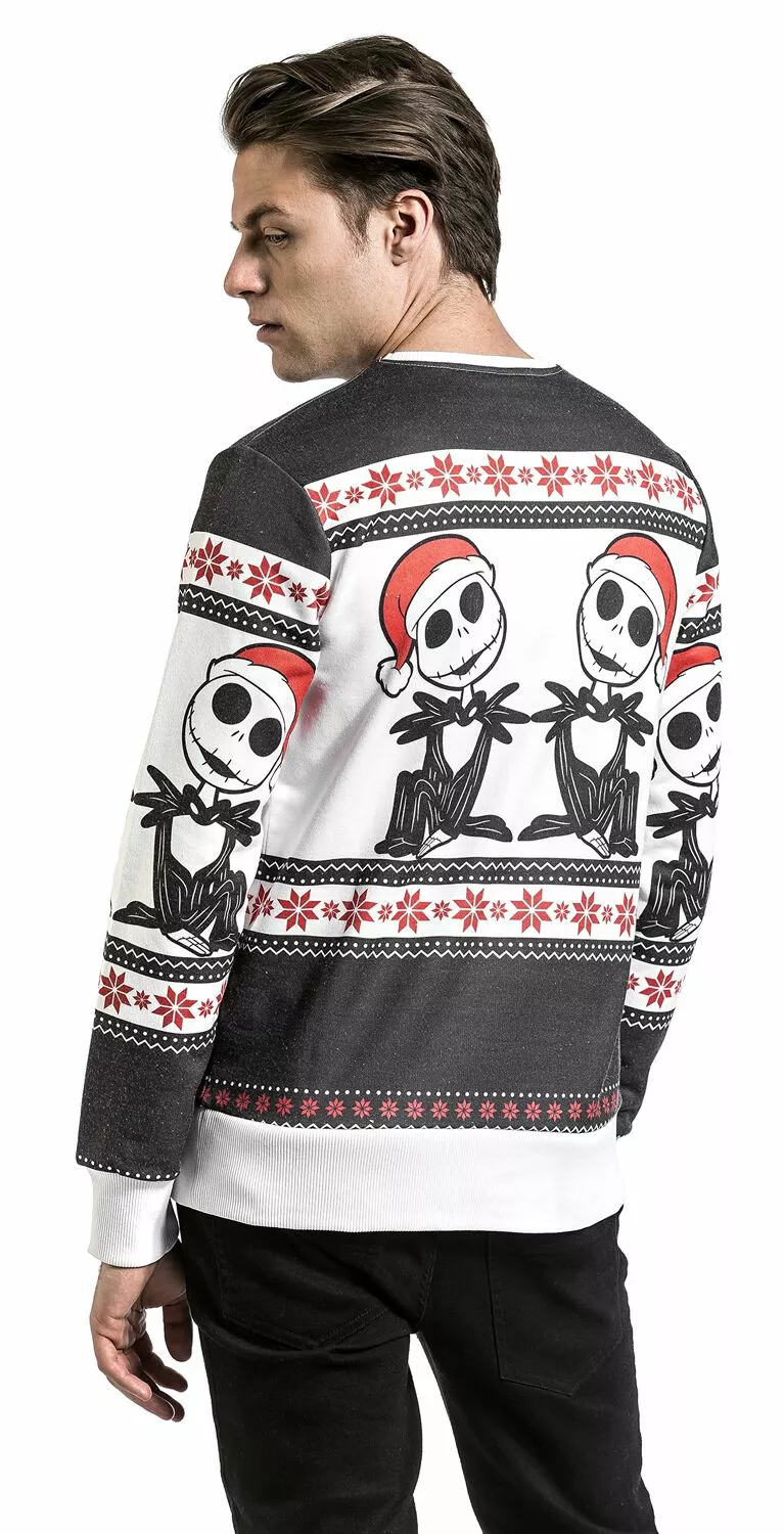 "Christmas Sweater" Kersttrui Meerkleurig Van The Nightmare Before Christmas - Afbeelding 5