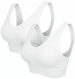 "Padded Sports Bra" Ondergoed Wit Van Urban Classics