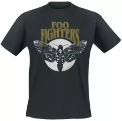"Hawk Moth" T-shirt Zwart Van Foo Fighters