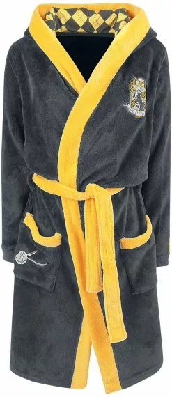 "Hufflepuff" Badjas Grijs-geel Van Harry Potter