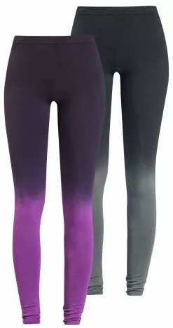 "Built For Double Comfort" Leggings Zwart Van Full Volume By EMP