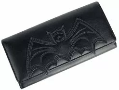"Bat Wallet" Portemonnee Zwart Van Banned Alternative