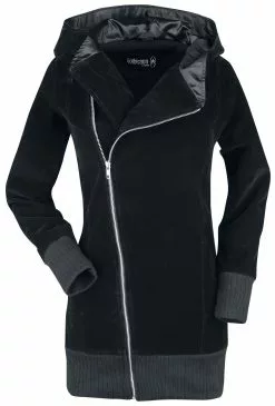 "Zalava" Tussenseizoensjas Zwart Van Gothicana By EMP