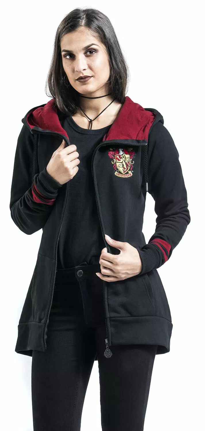 "Gryffindor" Vest Met Capuchon Zwart Van Harry Potter - Afbeelding 5