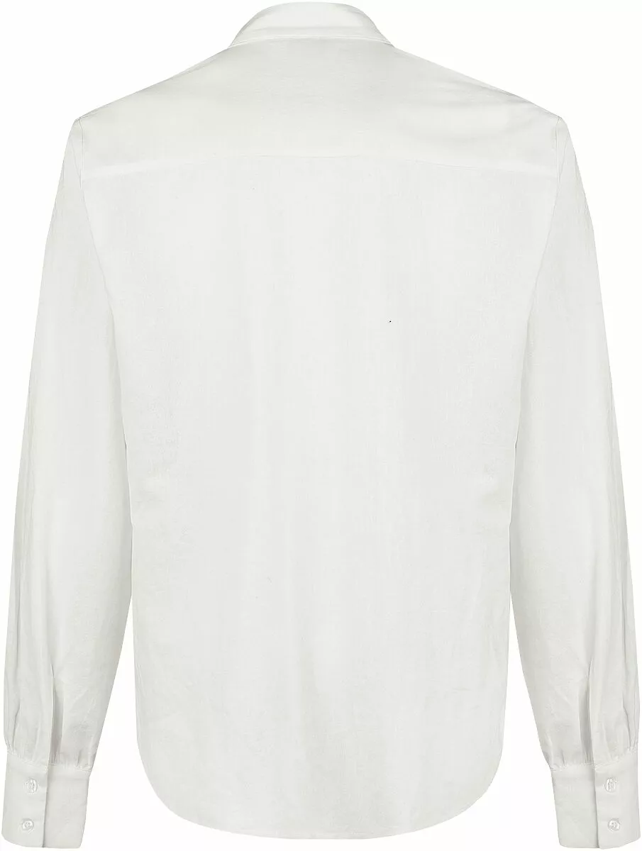 "Overhemd Met Veters" Shirt Gebroken Wit Van Banned Alternative - Afbeelding 2