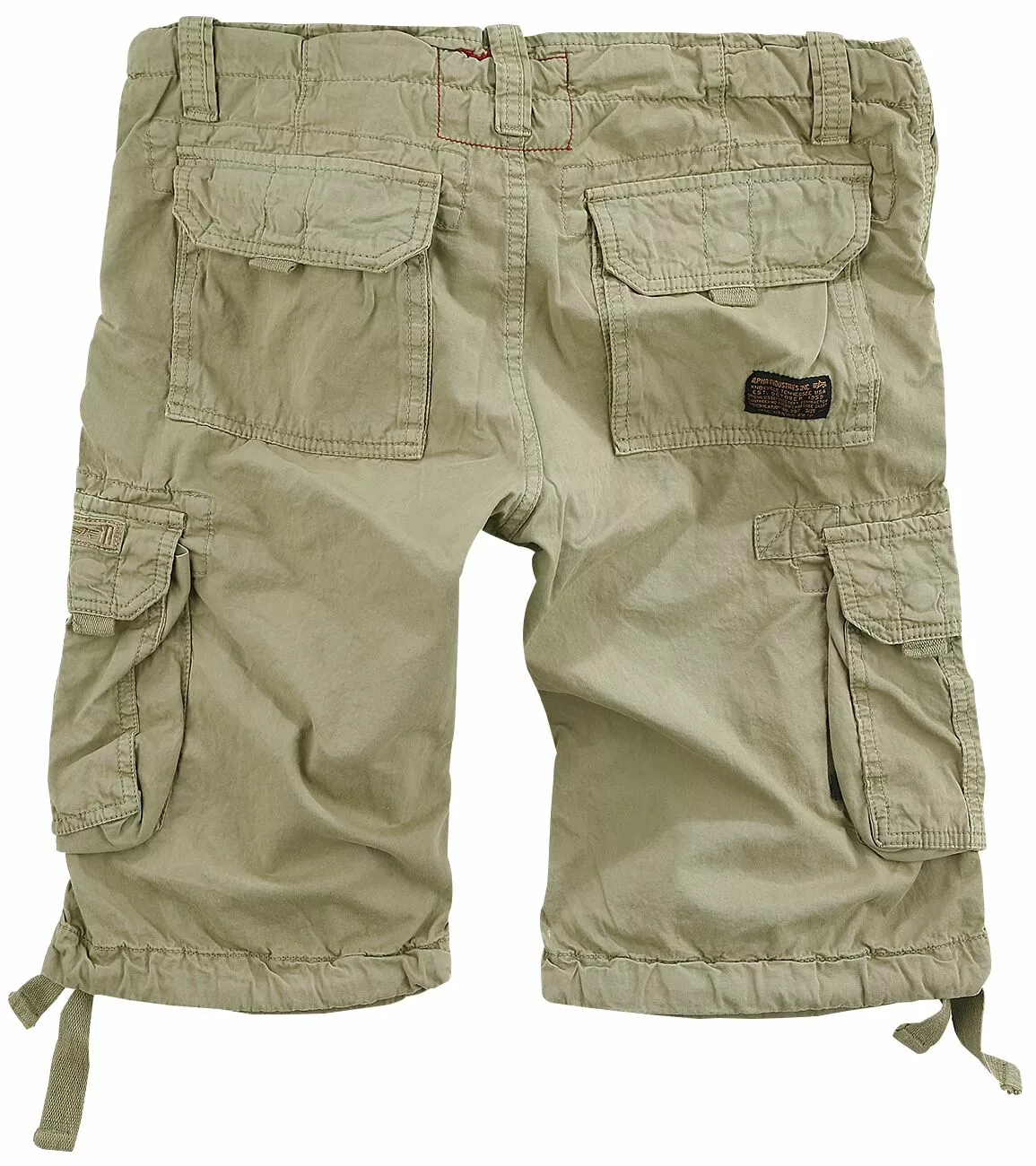 "Jet Shorts" Korte Broek Olijf Van Alpha Industries - Afbeelding 2
