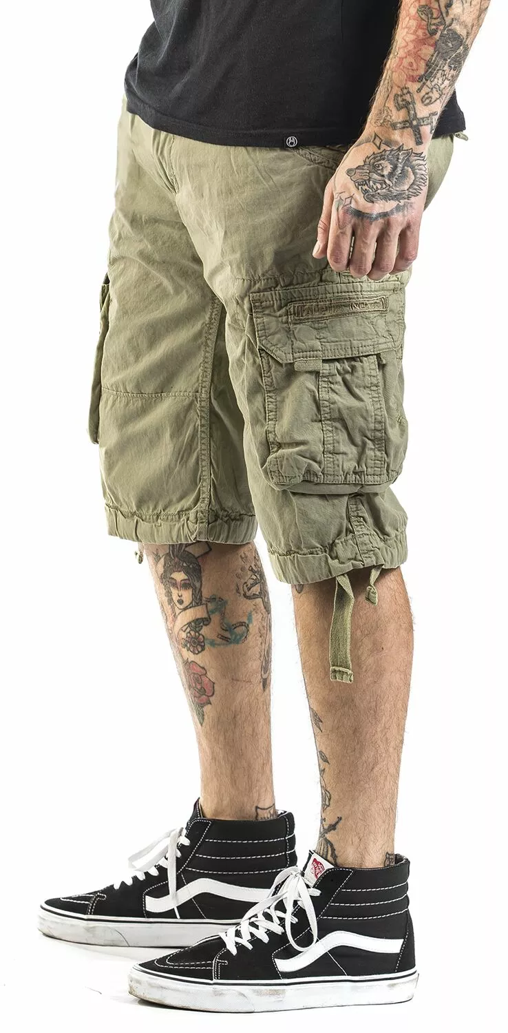 "Jet Shorts" Korte Broek Olijf Van Alpha Industries - Afbeelding 6