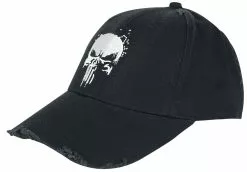 "Logo" Cap Zwart Van The Punisher