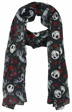 "Jack Skellington - Ghost & Roses" Doek Meerkleurig Van The Nightmare Before Christmas