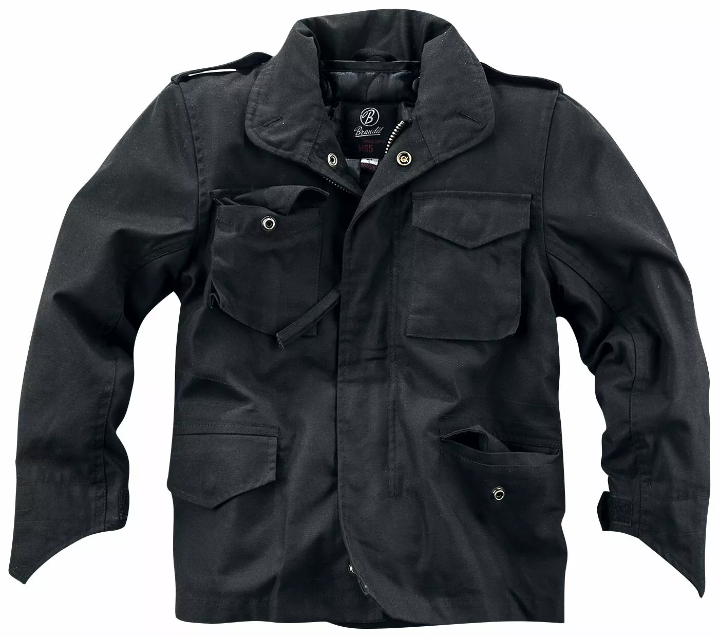 "Kids' M65 Standard Jacket" Jas Zwart Van Brandit