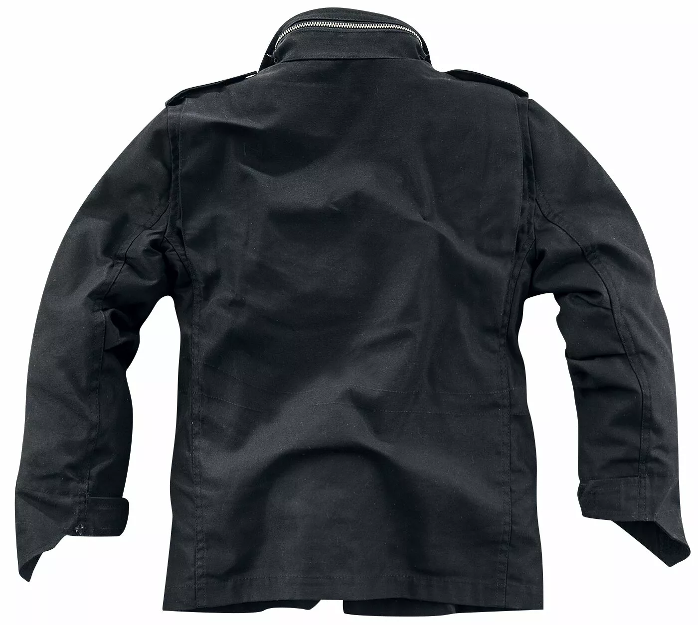 "Kids' M65 Standard Jacket" Jas Zwart Van Brandit - Afbeelding 2