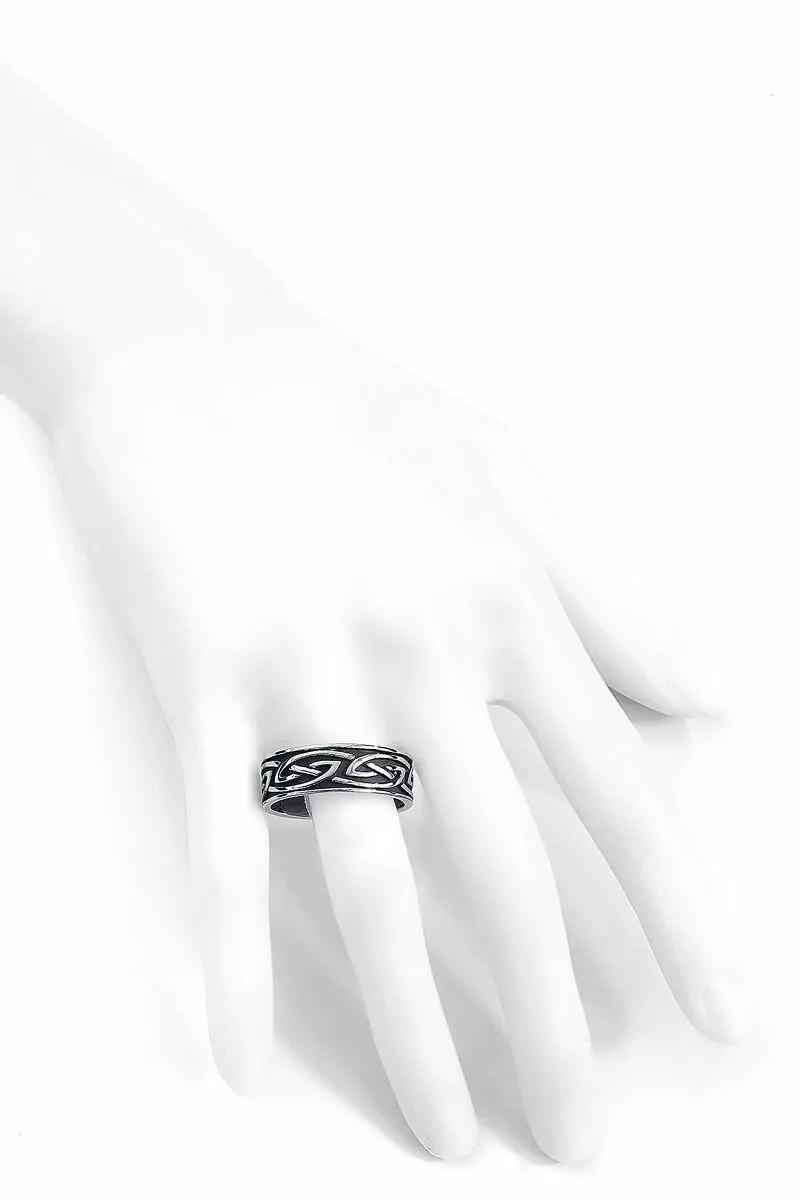 "Celtic Knot" Ring Zilverkleurig Van EtNox - Afbeelding 3