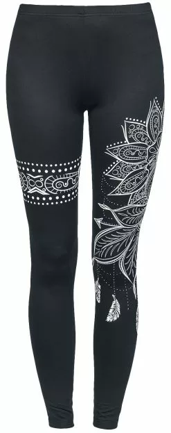"Built For Comfort" Leggings Zwart Van Gothicana By EMP
