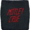 "Logo - Wristband" Zweetbandje Zwart Van Mötley Crüe