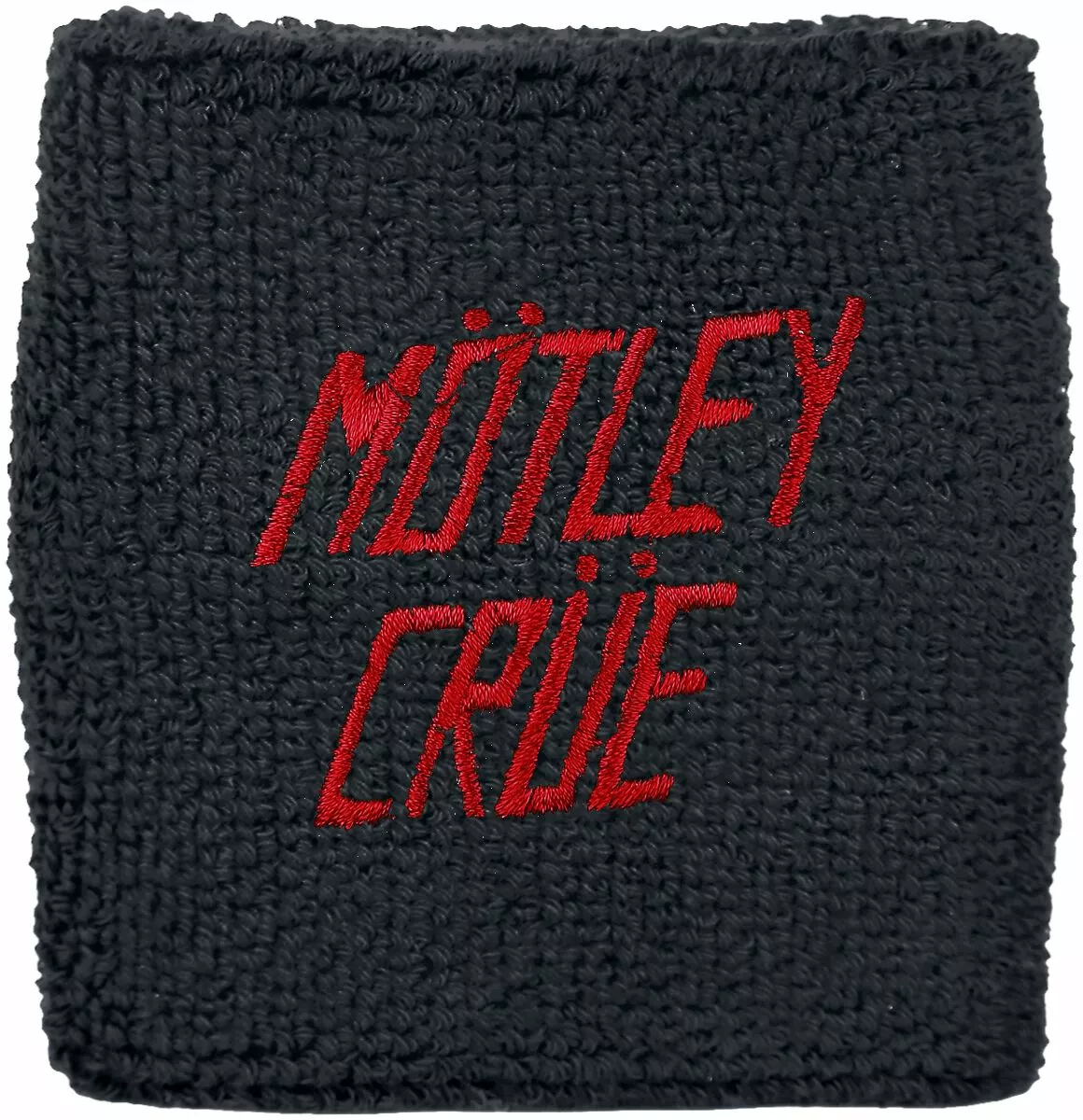 "Logo - Wristband" Zweetbandje Zwart Van Mötley Crüe