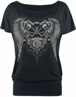 "Can You Read My Mind" T-shirt Zwart Van Gothicana By EMP