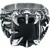 "Crystal Claw" Ring Zilverkleurig Van EtNox Hard And Heavy