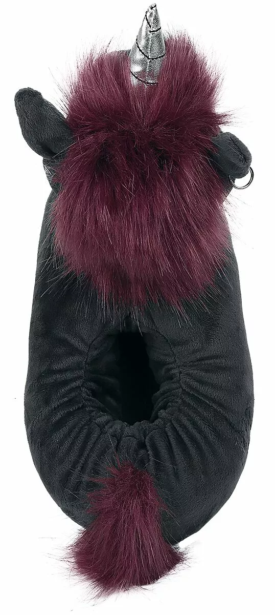"Ruby The Punk Unicorn" Kinderpantoffels Zwart Van Unicorn - Afbeelding 4
