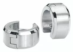 "Stainless Steel Creoles" Oorbel Zilverkleurig Van EtNox