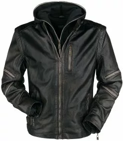 "Killer Croc" Lederen Jas Zwart Van Suicide Squad