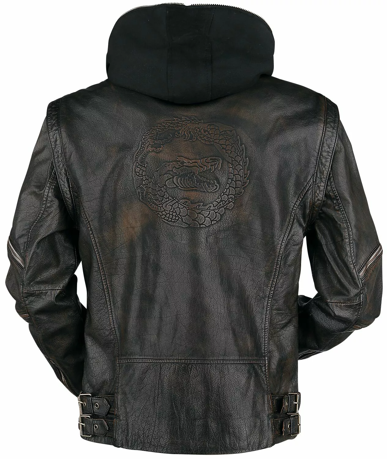 "Killer Croc" Lederen Jas Zwart Van Suicide Squad - Afbeelding 2