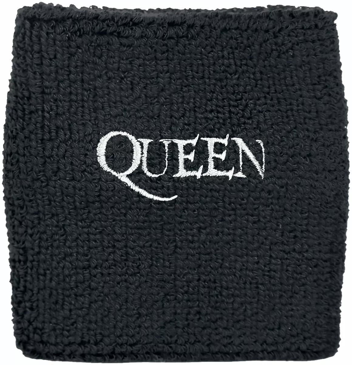 "Logo - Wristband" Zweetbandje Zwart Van Queen