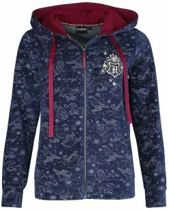 "Hogwarts Crest" Vest Met Capuchon Donkerblauw Van Harry Potter