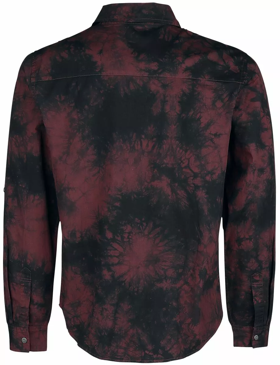 "There Is No Business Like Rock Business" Longsleeve Bordeaux Van Rock Rebel By EMP - Afbeelding 2