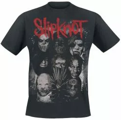 "We Are Not Your Kind - Masks" T-shirt Zwart Van Slipknot