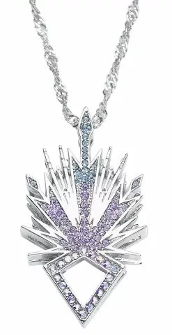 "Disney By Couture Kingdom - Elsa Ice Crystal" Halsketting Zilverkleurig Van Frozen