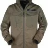 "Brown Jacket With Large Front Pockets" Tussenseizoensjas Bruin Van Black Premium By EMP