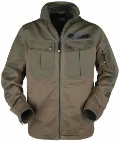 "Brown Jacket With Large Front Pockets" Tussenseizoensjas Bruin Van Black Premium By EMP
