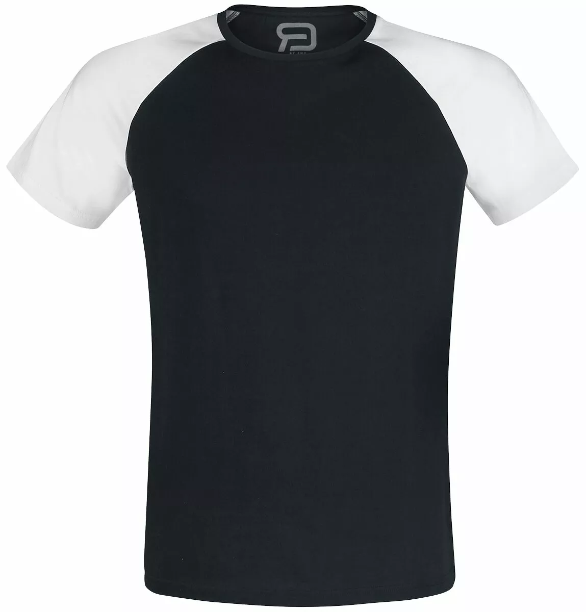 "Short Raglan Road" T-shirt Zwart-wit Van RED By EMP