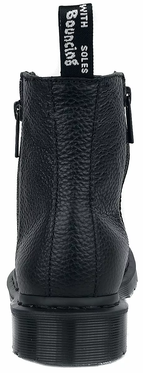 "2976 Zip Black Aunt Sally" Laars Zwart Van Dr. Martens - Afbeelding 2