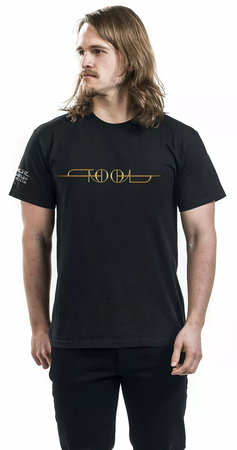 "Double Eye Tunnel" T-shirt Zwart Van Tool - Afbeelding 4