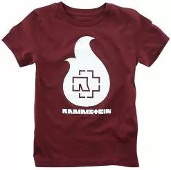 "Kids - Flamme" T-shirt Bordeaux Van Rammstein