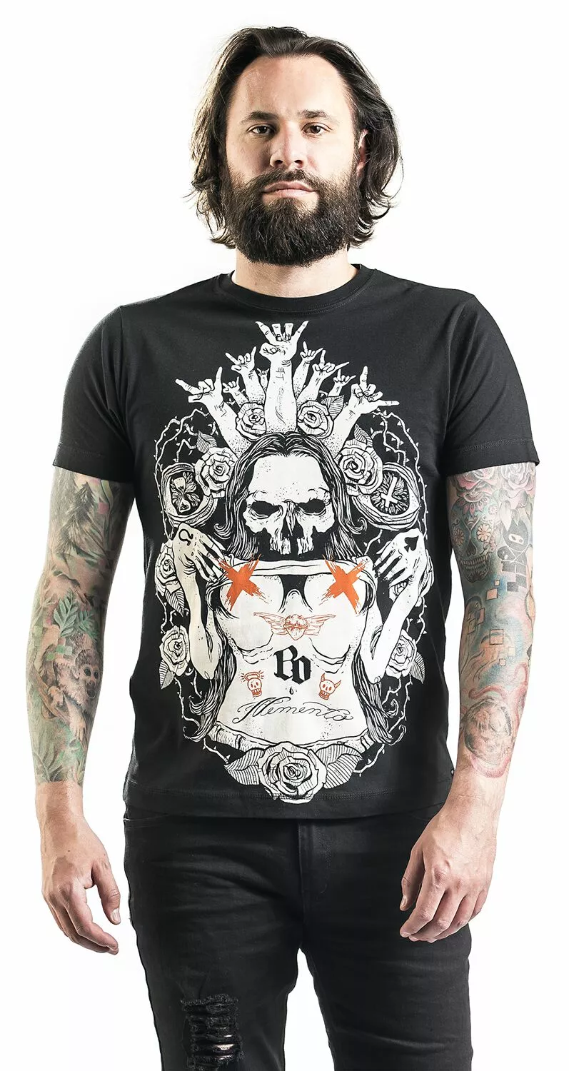 "Miss Memento" T-shirt Zwart Van Böhse Onkelz - Afbeelding 4