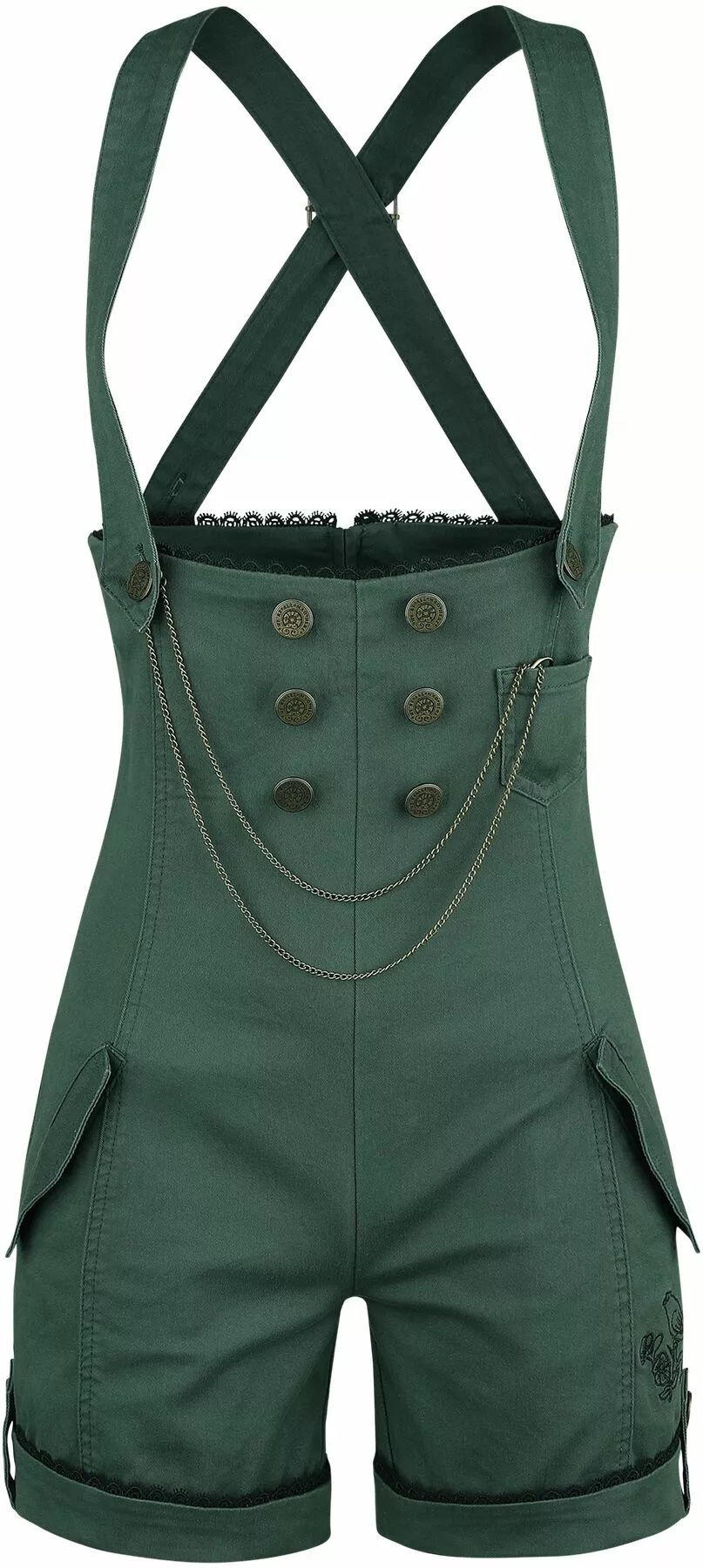 "Mad Hatter" Tuinbroek Donkergroen Van Alice In Wonderland