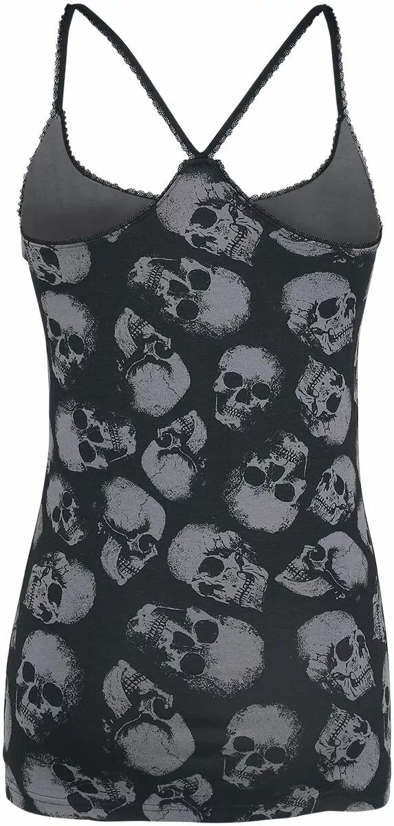 "Double-Pack Of Crew-Neck Tops" Top Zwart-grijs Van Black Premium By EMP - Afbeelding 3