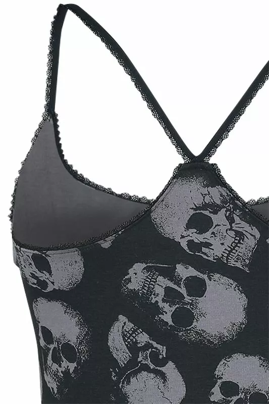 "Double-Pack Of Crew-Neck Tops" Top Zwart-grijs Van Black Premium By EMP - Afbeelding 5