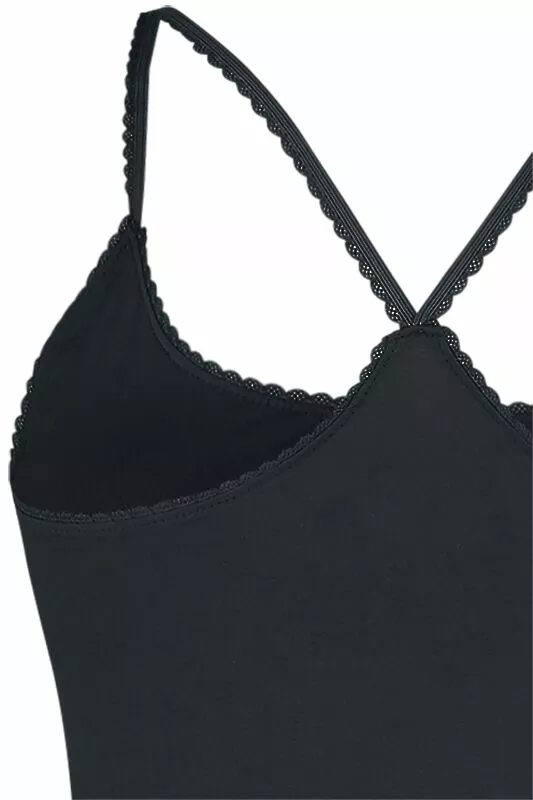 "Double-Pack Of Crew-Neck Tops" Top Zwart-grijs Van Black Premium By EMP - Afbeelding 7