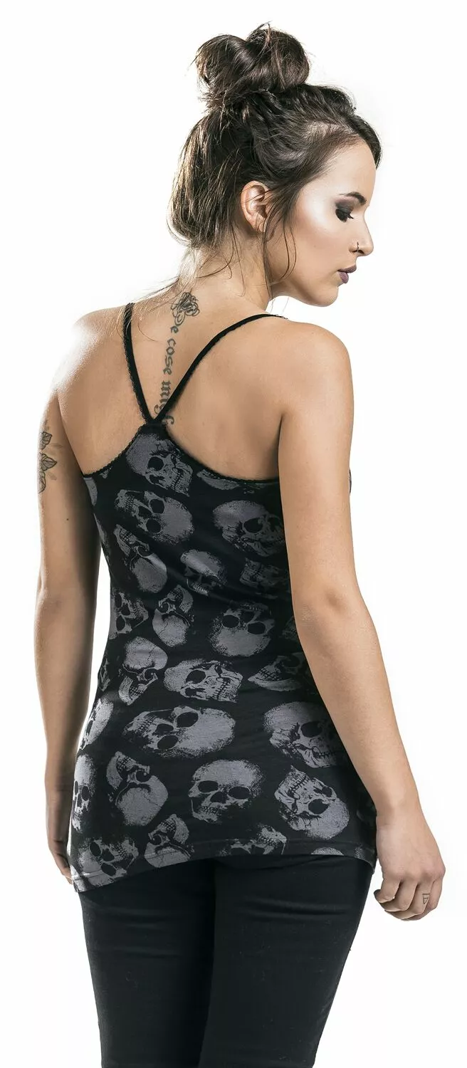 "Double-Pack Of Crew-Neck Tops" Top Zwart-grijs Van Black Premium By EMP - Afbeelding 9