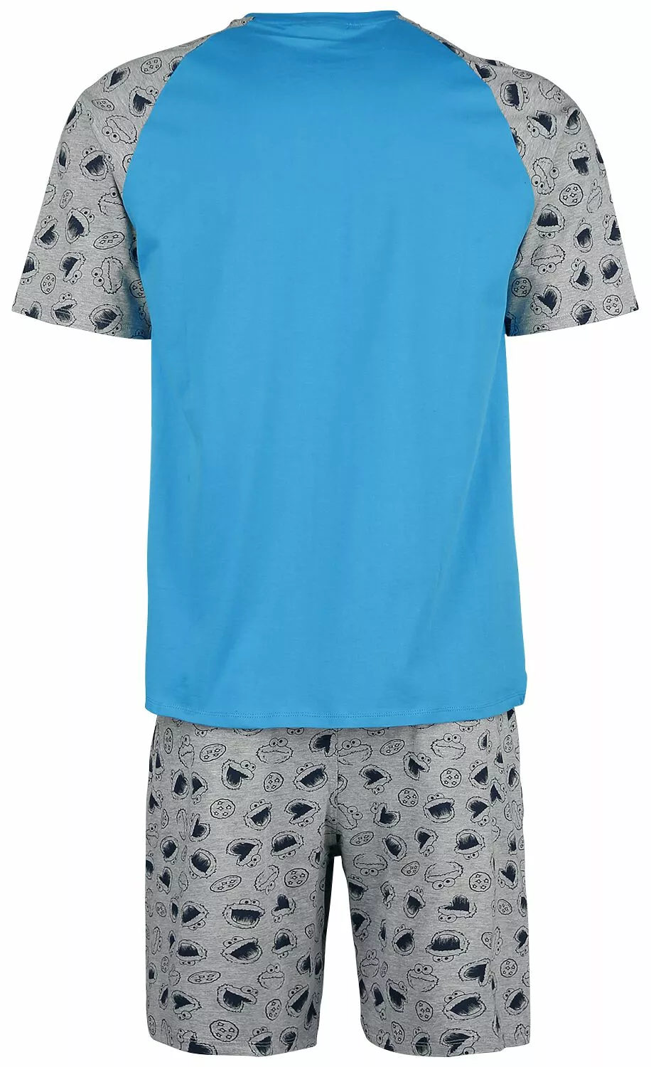 "Cookie Monster" Pyjama Grijs Van Sesame Street - Afbeelding 2