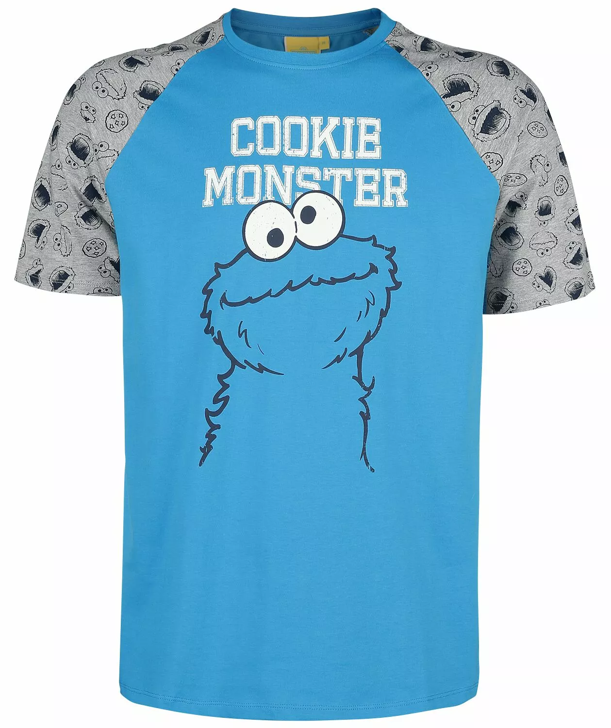 "Cookie Monster" Pyjama Grijs Van Sesame Street - Afbeelding 3