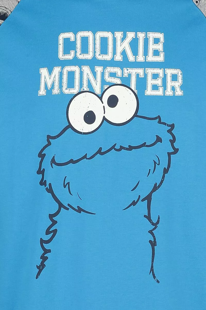 "Cookie Monster" Pyjama Grijs Van Sesame Street - Afbeelding 4