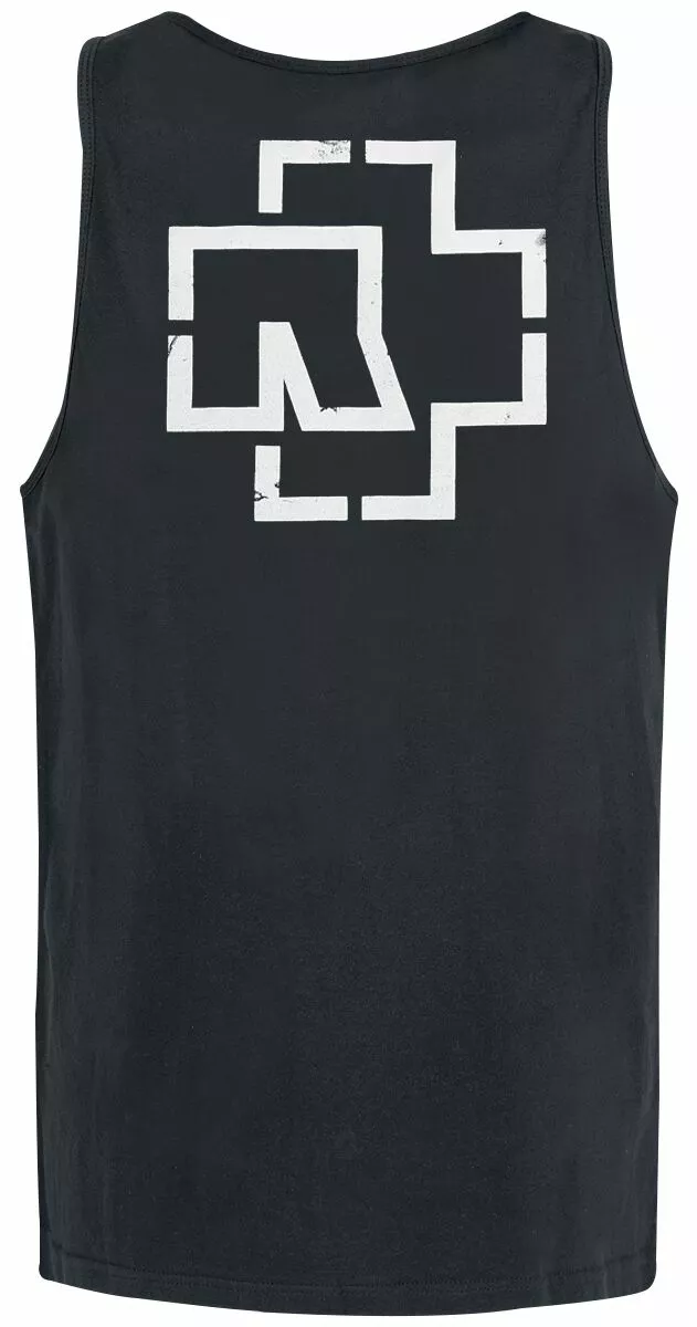 "Rammstein" Tanktop Zwart Van Rammstein - Afbeelding 2