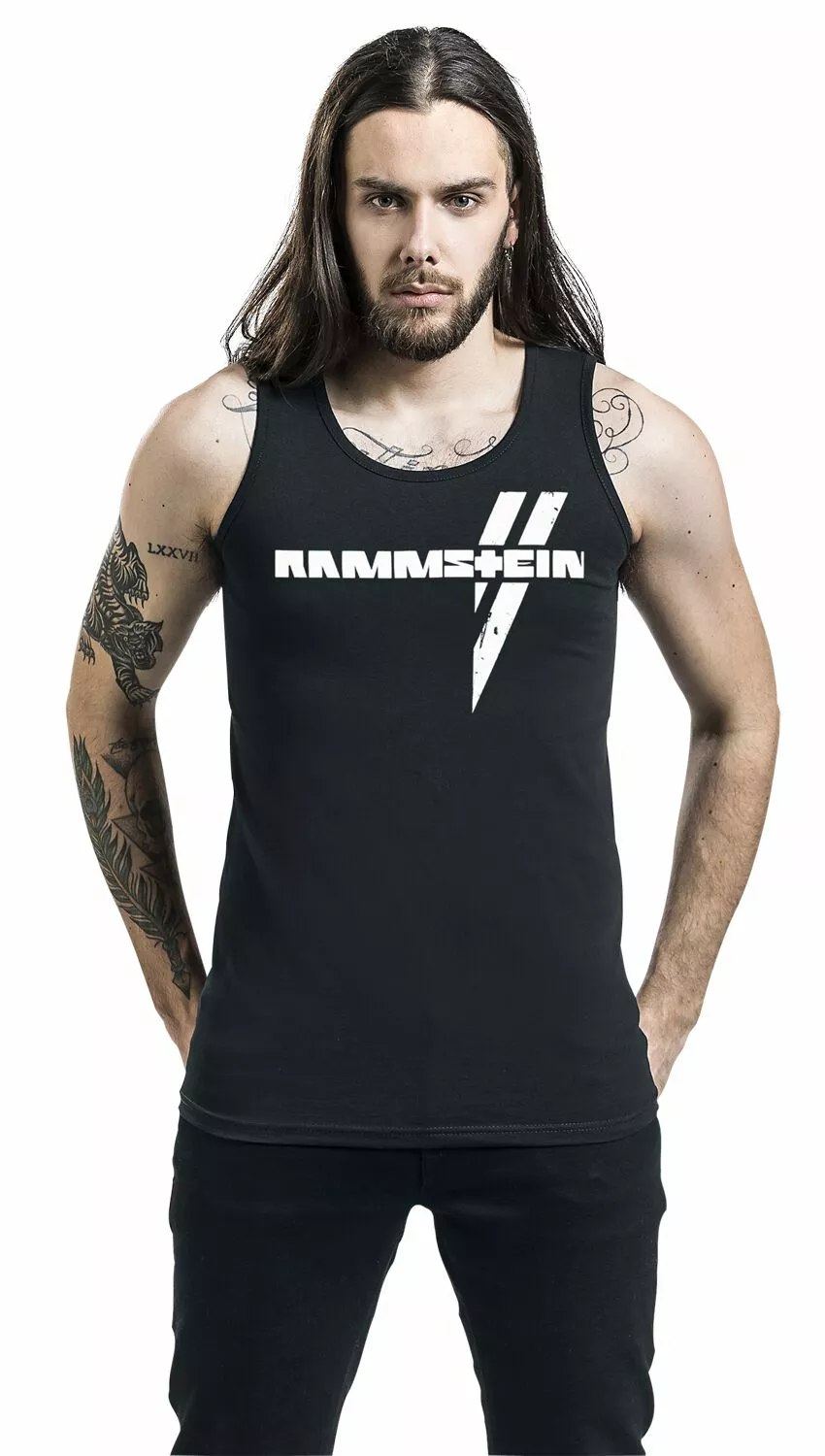 "Rammstein" Tanktop Zwart Van Rammstein - Afbeelding 4