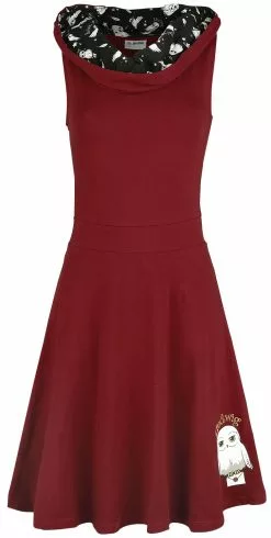"Hedwig" Medium-lengte Jurk Bordeaux Van Harry Potter